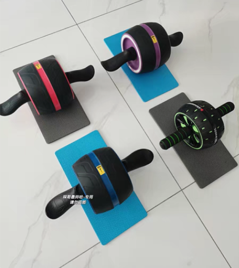 包邮处理健身器材自动回弹家用收腹卷腹滚轮男...