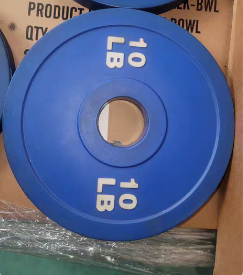 Cpu调重杠铃片，10磅一对，5磅一对，品...