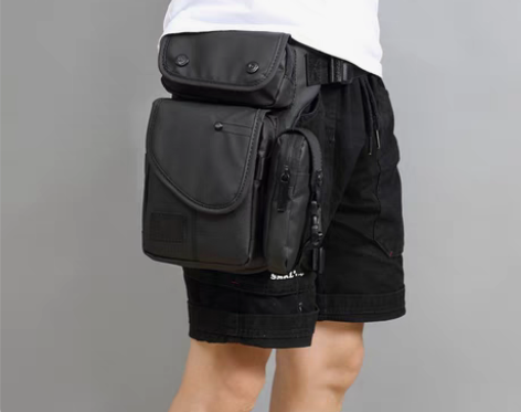 转卖摩托车腿包男腰包多功能工具包大容量战术...