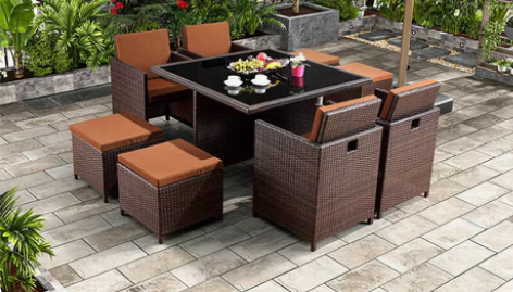 包邮【特价处理】户外桌椅组合庭院藤椅休闲室...