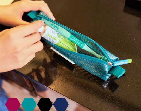 转卖旅行出差牙刷牙具盒牙膏袋防水收纳袋子透...