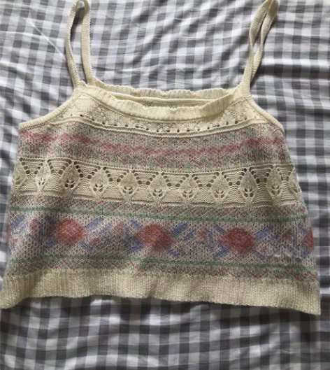 包邮复古风沙滩风小吊带 实体店买的 全新 ...