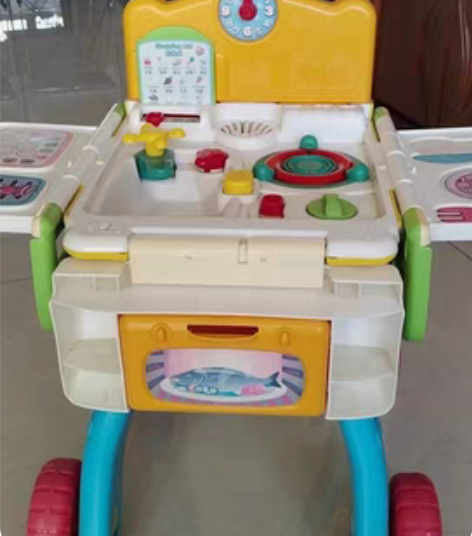 伟易达儿童厨房，购物车。语音按钮都好用。能...