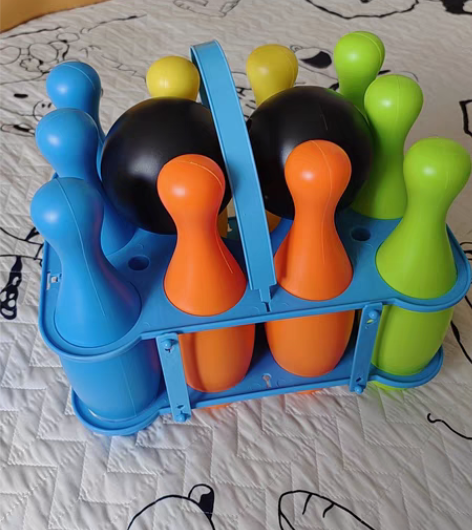 包邮宝宝保龄球玩具 玩具反斗城购入 玩儿了...