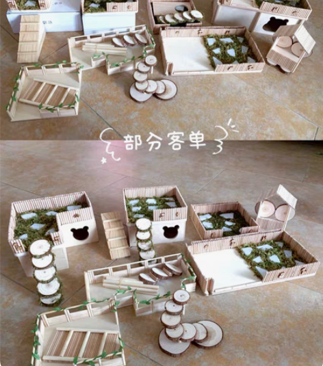 包邮金丝熊｜仓鼠手工制作部分客单 可以参考...