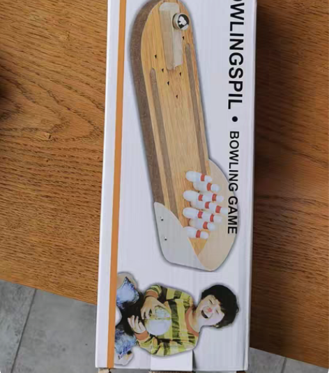 迷你木质玩具保龄球儿童宝宝成人指尖桌面小玩...