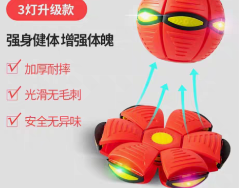 包邮弹力踩踩球魔幻飞碟球脚踩变形球益智儿童...
