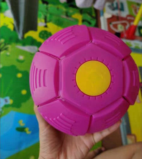 包邮弹力踩踩球魔幻飞碟球弹簧变形儿童宝宝户...