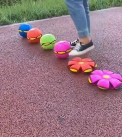 包邮工厂倒闭处理全新儿童玩具飞碟球解压脚踩...