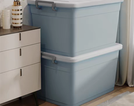 转卖佳帮手加厚特大号收纳箱塑料衣服储物盒衣...