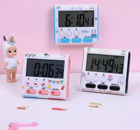 包邮可静音定时器计时器厨房电子管理时间秒表...