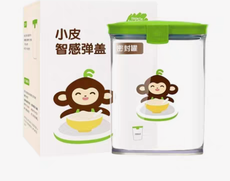 〈全新〉小皮智能弹盖密封罐+小皮米粉量勺 ...