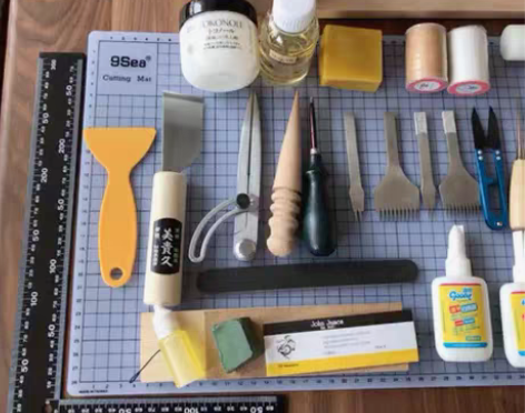 手工皮具 新手套装 手缝皮革工具 实用级 ...