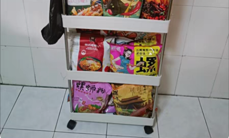 捡漏多功能滑轮可移动置物架卧室浴室卫生间调...