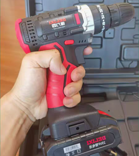 包邮（处理）德力西电钻无刷手电钻充电多功能...