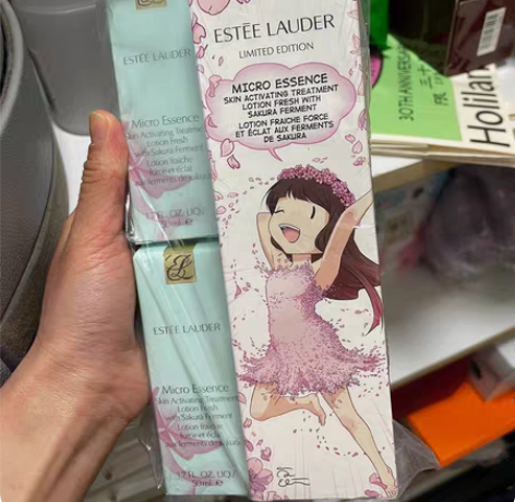 包邮雅诗兰黛樱花水,限量版,200ml送1...