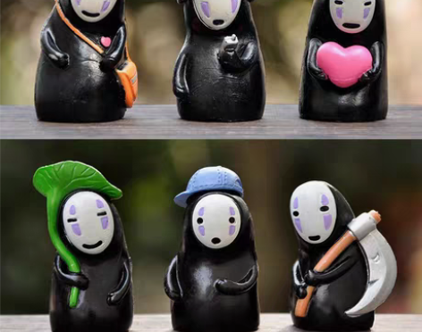 包邮新品小号呆萌日本动漫玩偶摆件公仔可爱造...