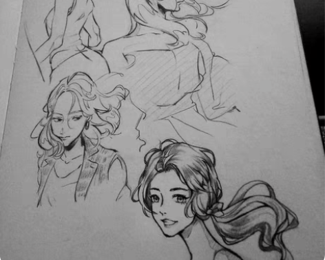 速写代画，临摹写生速写素描都可，人物，场景...