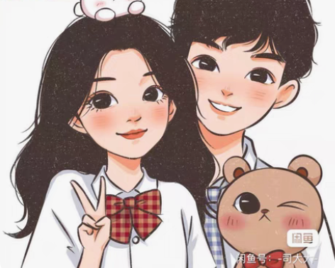 手绘头像定制 Q版卡通动漫真人照片转漫画人...