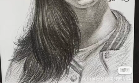 书画作品画像定制素描人像手绘人像人物肖像画...