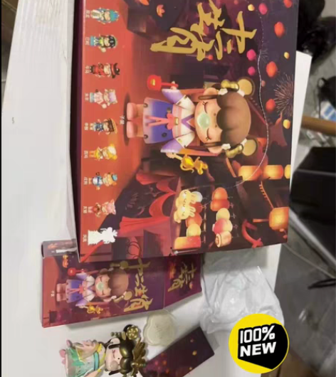 包邮女孩手办公仔十二生肖盲盒全套动漫新款模...