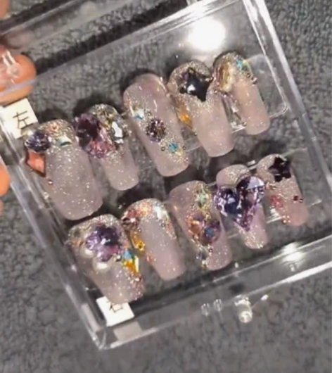 纯手工定制穿戴甲 同城可预约上门 桃喜私...