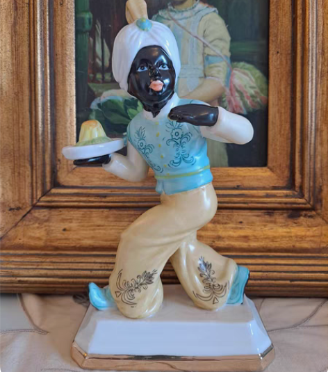 包邮德国诺恩多夫30年代中古瓷器 瓷偶德国...