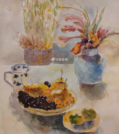 手绘画 家装画 水彩彩铅画  按要求尺寸大...