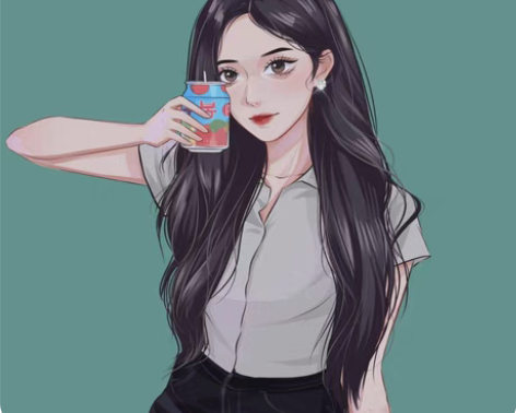 包邮真人转手绘漫画头像复古水彩头像q版蜡笔...