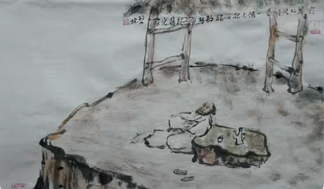 包邮书画名家手绘真迹  当代著名禅意书画家...