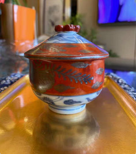 日本陶瓷巨匠  十二代永乐善五郎 带盖茶杯...