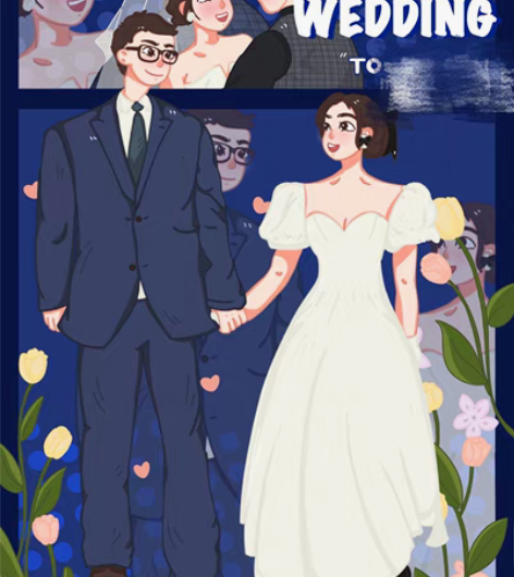 婚纱手绘/请柬设计 具体价格私聊～￥100...