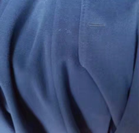 包邮大裙摆长款定制蓝色呢大衣,衣服垂感好,...