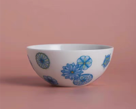 包邮艺林堂 | 珐琅彩皮球花卧足杯 很惊艳...