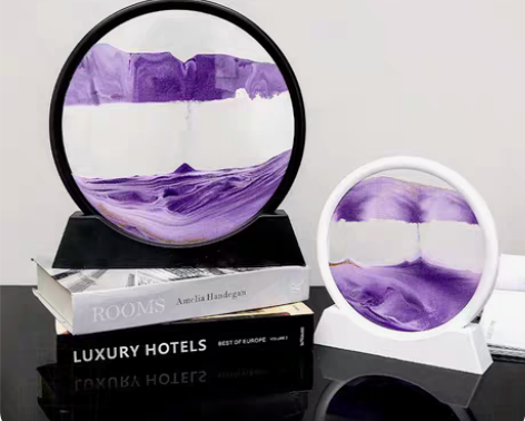 3D流沙画沙漏家居装饰工艺品客厅办公室桌面...