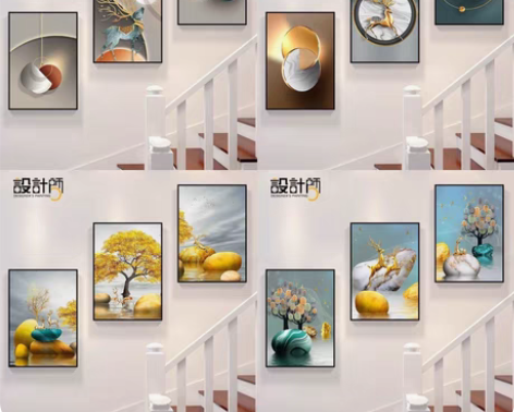 快来捡漏【18元一套(三幅 )】复式楼梯口...