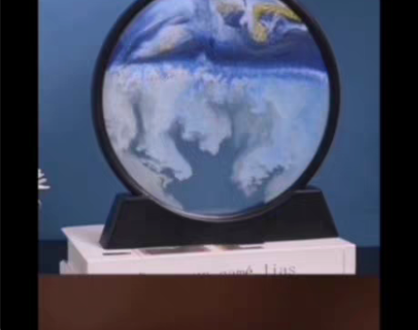 包邮清仓出摆件了创意3D流沙画沙漏摆件桌面...