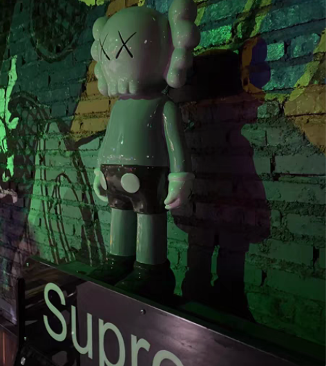 包邮【全新】大号暴力熊网红芝麻街卡通摆件K...