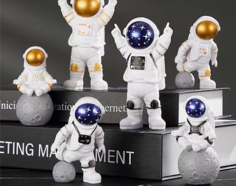 包邮【太空人宇航员摆件4件套】4个一套包邮...