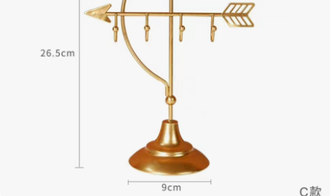 锦瑟陈列 轻奢高档耳环项链首饰收纳摆件家用...