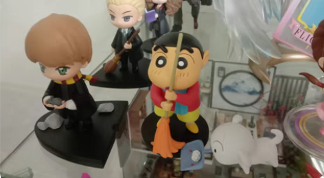 盲盒公仔 哈利波特:赫敏，马尔福，罗恩 蜡笔小新日常系列:打...