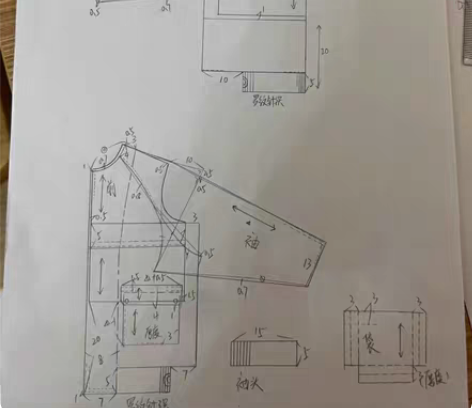 包邮服装结构图纸样图打板图 接单 ETCA...