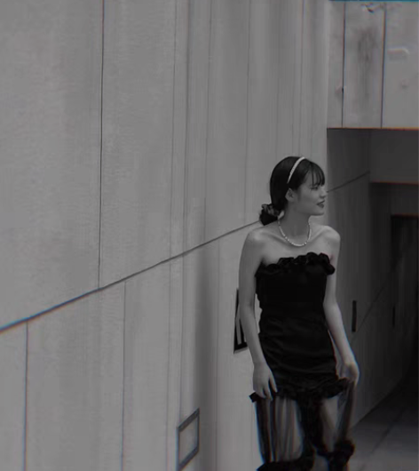 服装专业上课自己设计制作的礼服,纯手工高级...