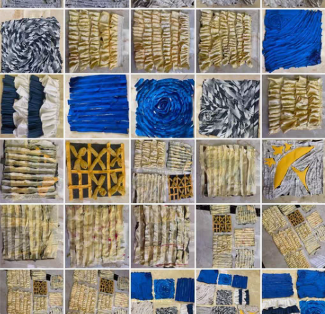 包邮服装面料肌理 面料改造 面料再造 面料...