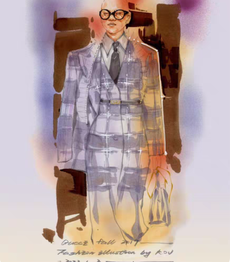 服装设计 /马克笔时装画/procreat...