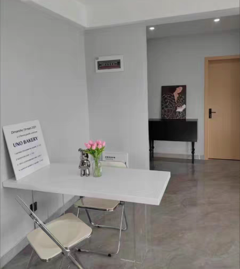 包邮透明折叠椅ins网红拍照椅子亚克力椅家...