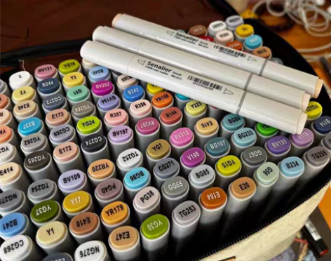 包邮申内利尔马克笔三代软头72色120色2...