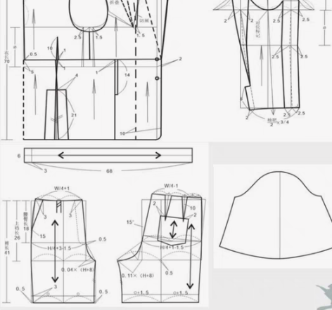 包邮接ET服装制版 男女装、童装等  可根...