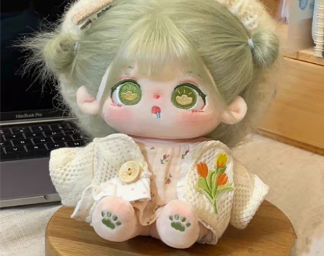 包邮【现货可直拍】棉花娃娃20cm无属性炸...