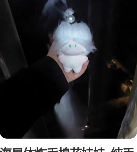 海星体炸毛棉花娃娃  纯手工手作 感兴趣的...